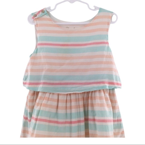 Cherokee Girls Striped Cotton Dress - Picture 2 of 8